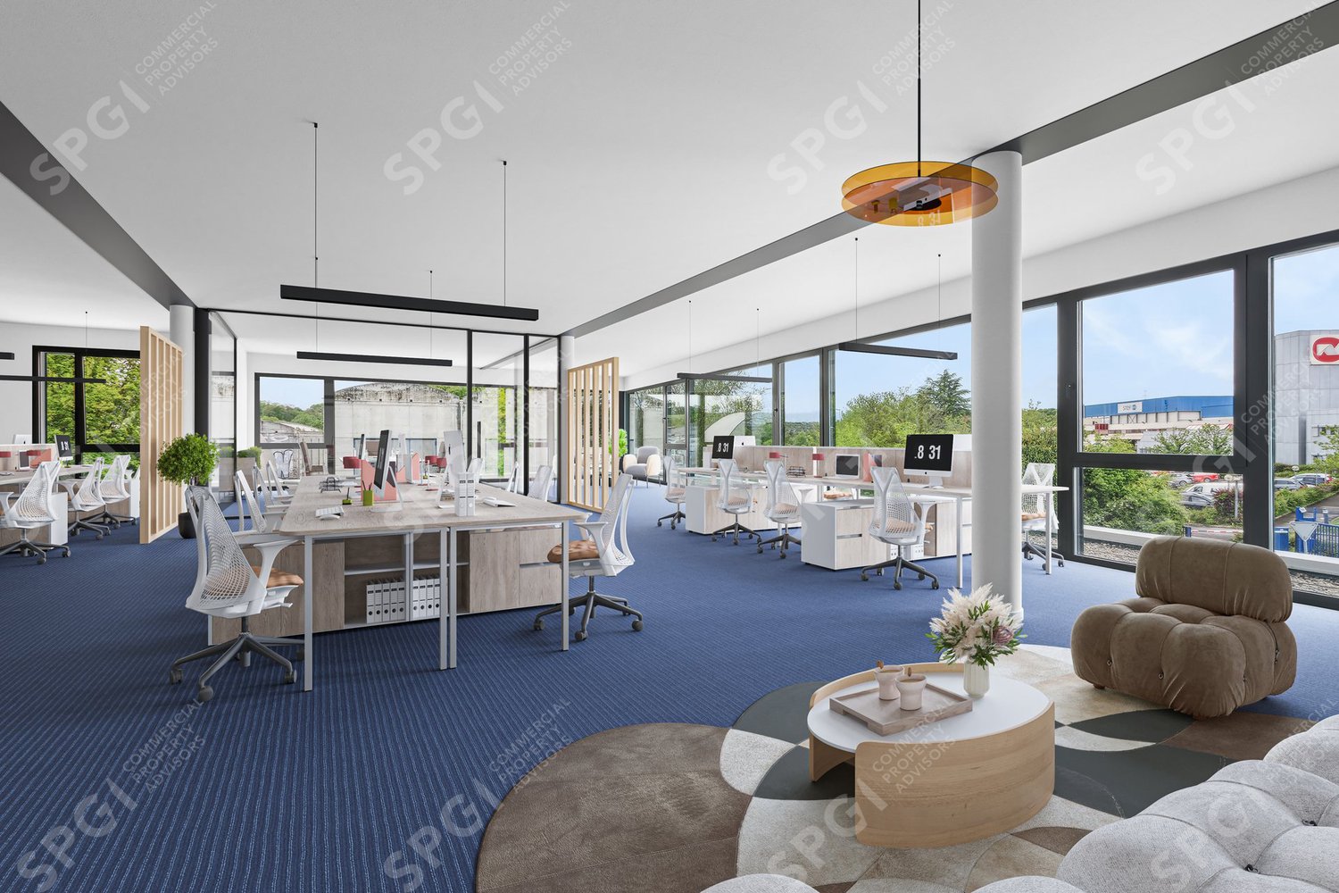 150m² office