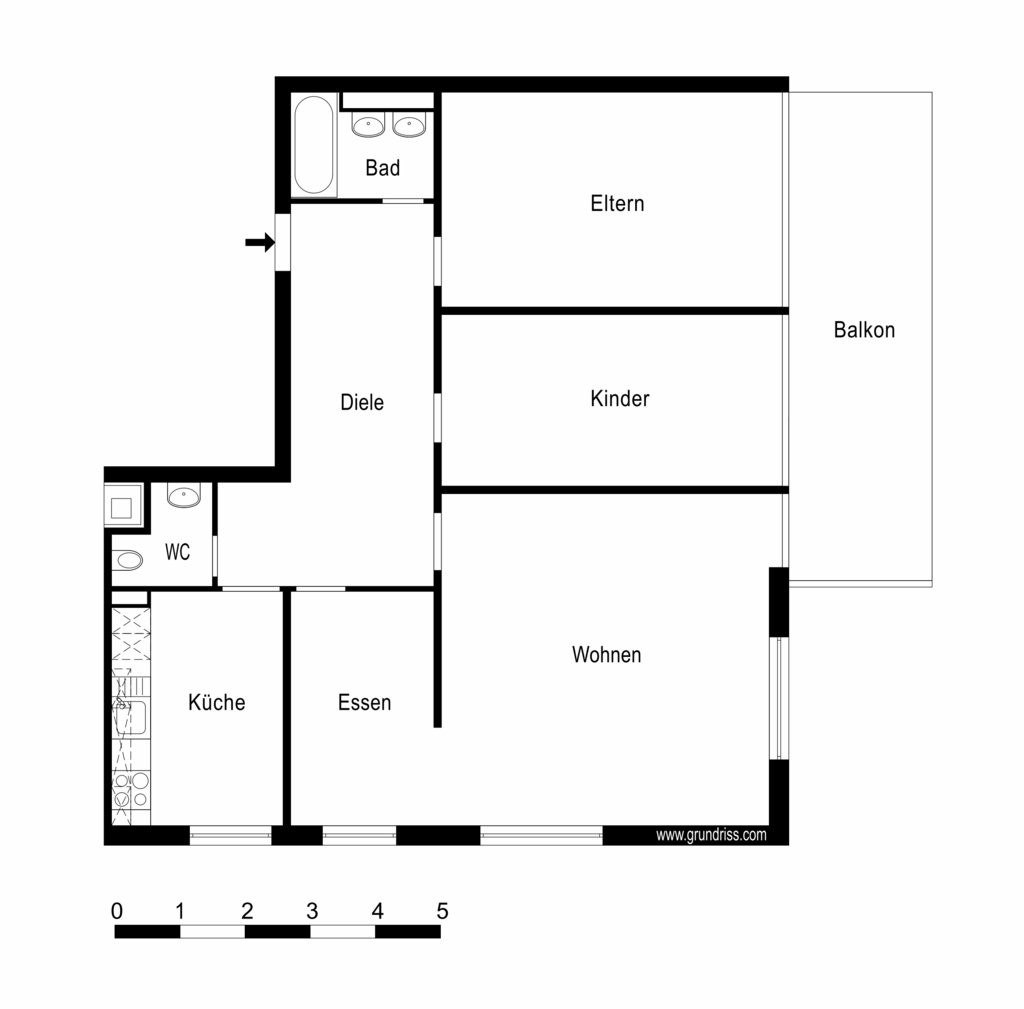 3 ½ pièces appartement, photo 8 sur 8