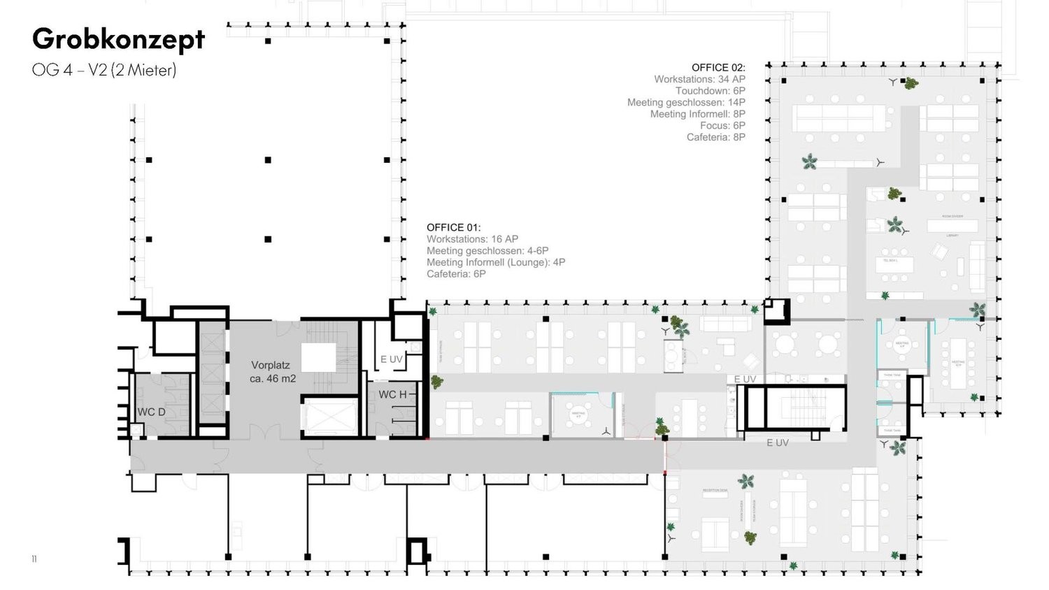 1839m² bureau