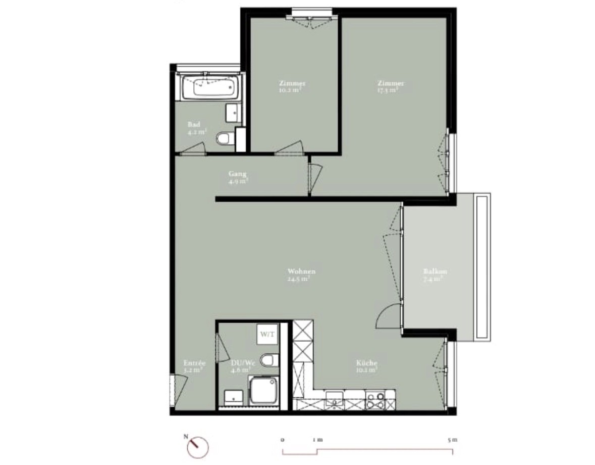 Appartement de 3 ½ pièces, photo 2 sur 10