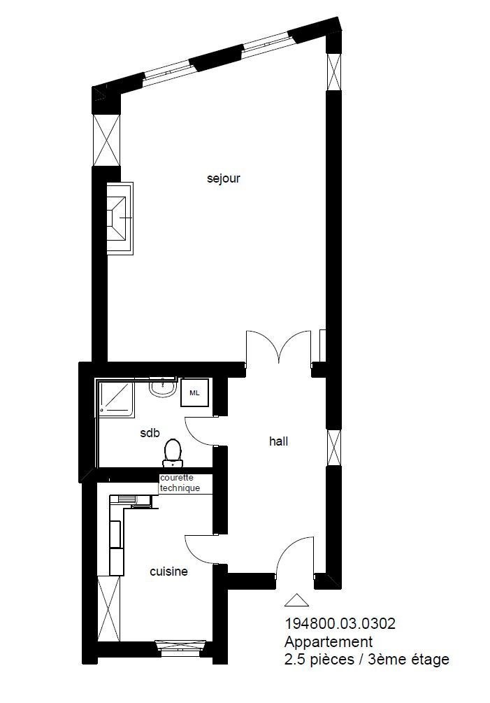 1 rooms apartment, photo 1 sur 9