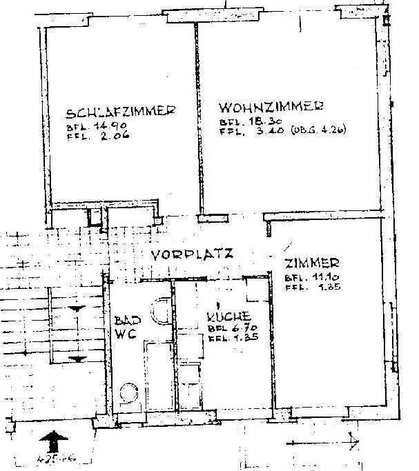 Appartement de 3 pièces