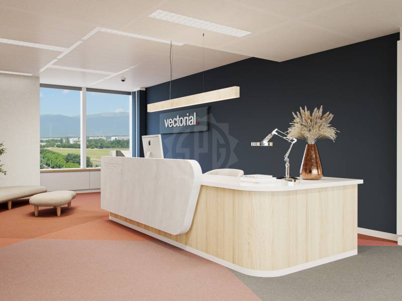 640m² office