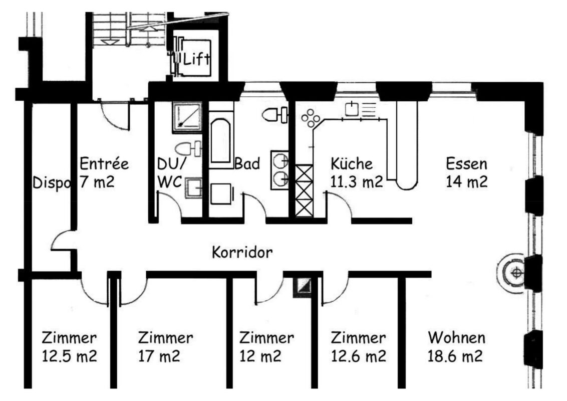 Appartement de 5 ½ pièces