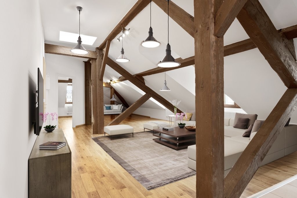 4 rooms roof flat