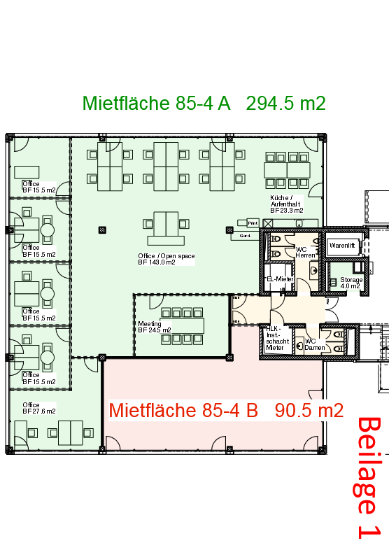 89m² ufficio