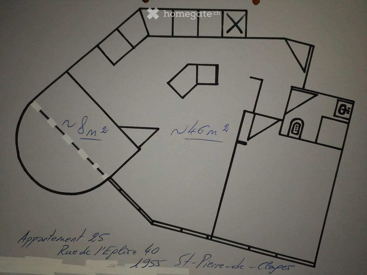 2 rooms apartment, photo 2 sur 5
