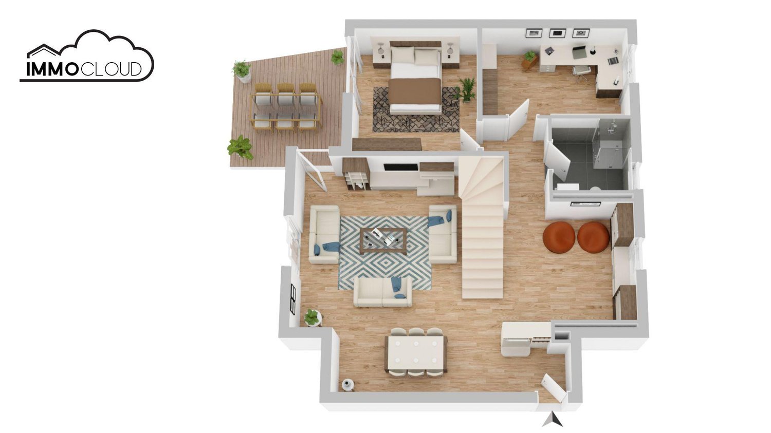 3 ½ rooms duplex, photo 9 sur 10