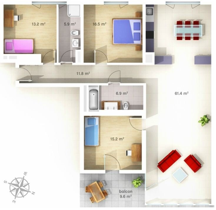 4 ½ rooms apartment, photo 9 sur 9
