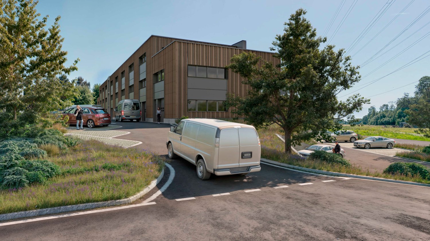 996m² office