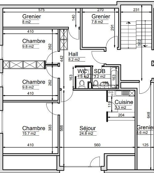 4 ½ pièces appartement, photo 8 sur 8