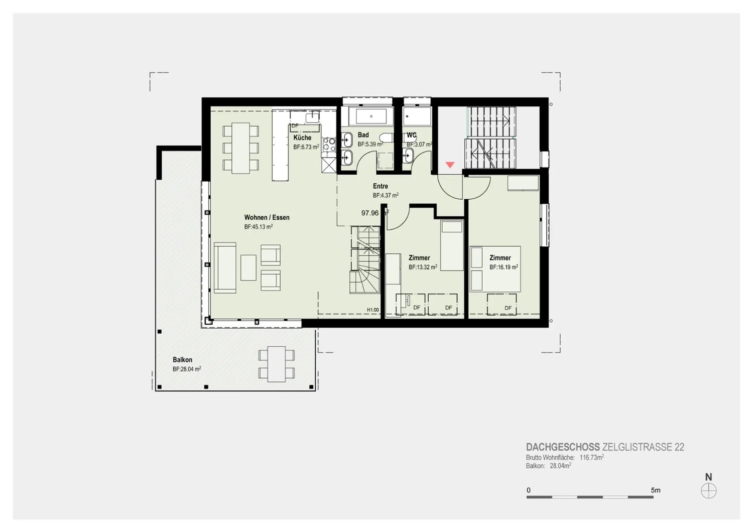 Appartement de 4 ½ pièces, photo 8 sur 9