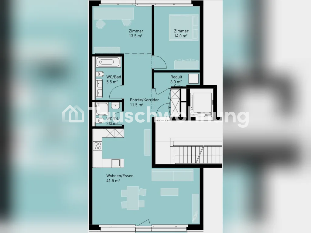 Appartement de 3 ½ pièces