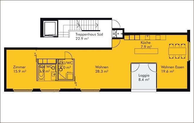 Appartement de 3 ½ pièces, photo 7 sur 7