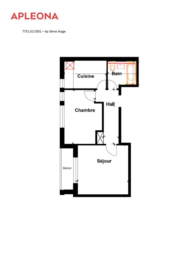 4 rooms apartment, photo 7 sur 7