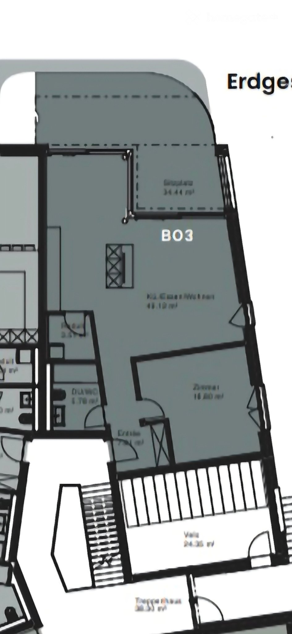2 ½ rooms apartment, photo 2 sur 5