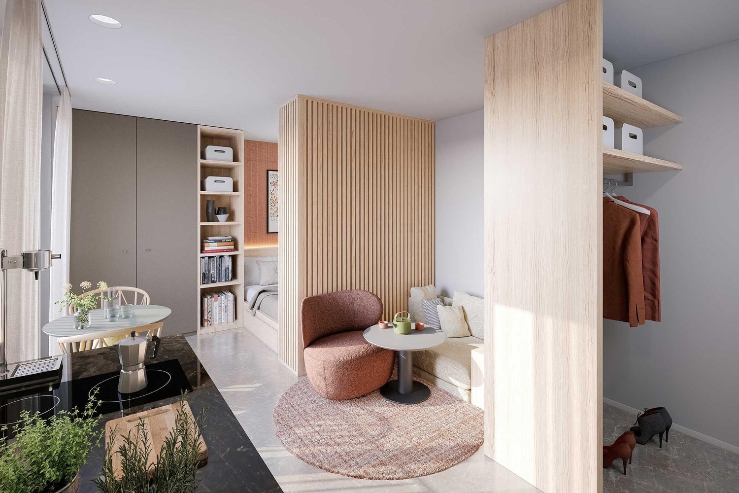 Appartement meublé de 1 ½ pièce, photo 4 sur 5
