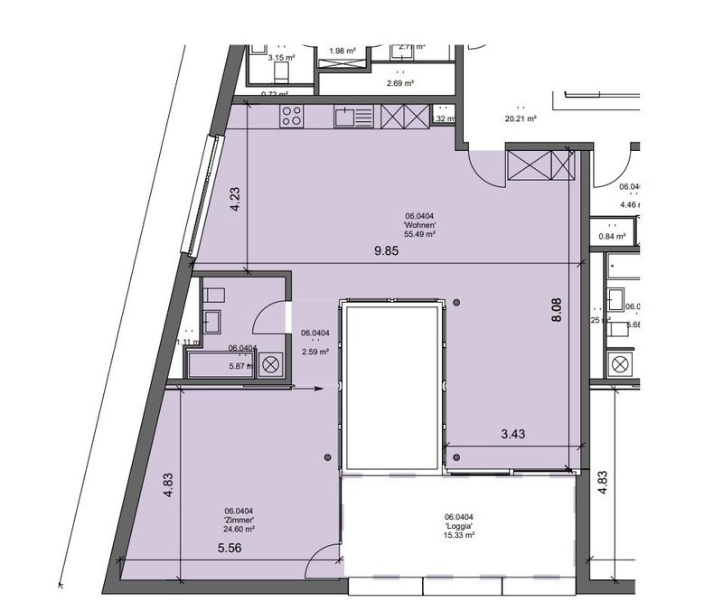 Appartement de 2 ½ pièces