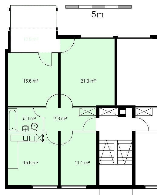Appartement de 2 ½ pièces, photo 5 sur 6