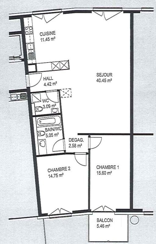 3 ½ rooms apartment, photo 9 sur 9