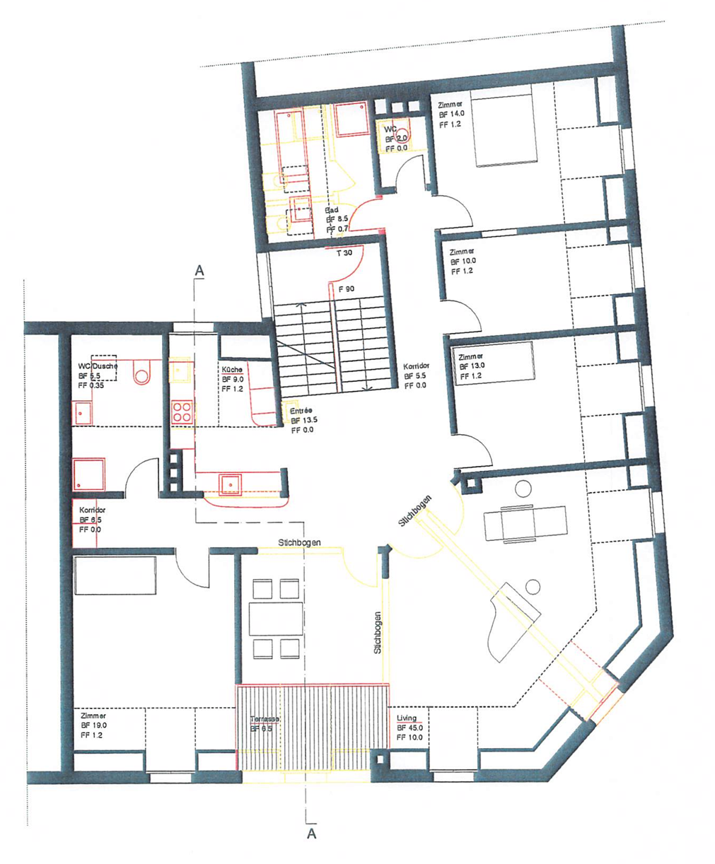 Appartement en attique de 6 ½ pièces