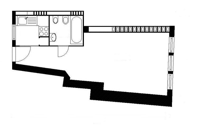 1 rooms apartment, photo 1 sur 6