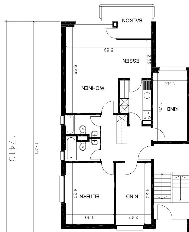 4 ½ pièces appartement