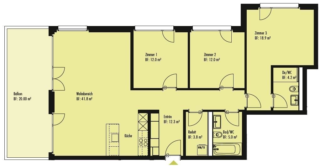 Appartement de 4 ½ pièces, photo 8 sur 8