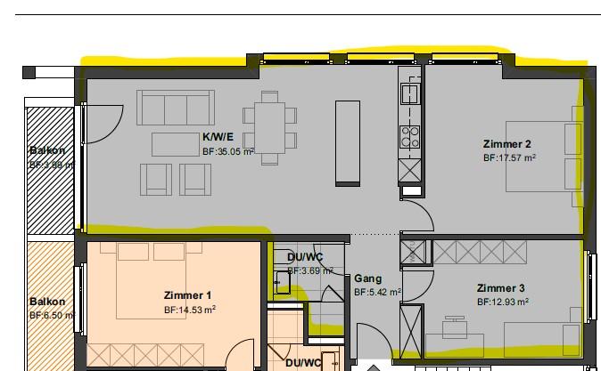 Appartement de 3 ½ pièces, photo 6 sur 6