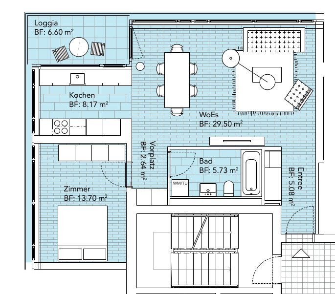 Appartement de 2 ½ pièces, photo 7 sur 7