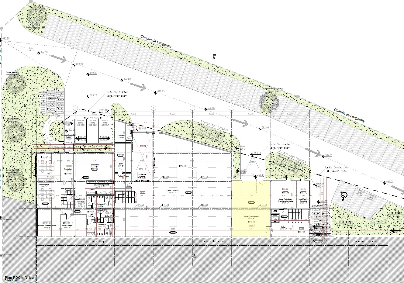 449m² industrial object