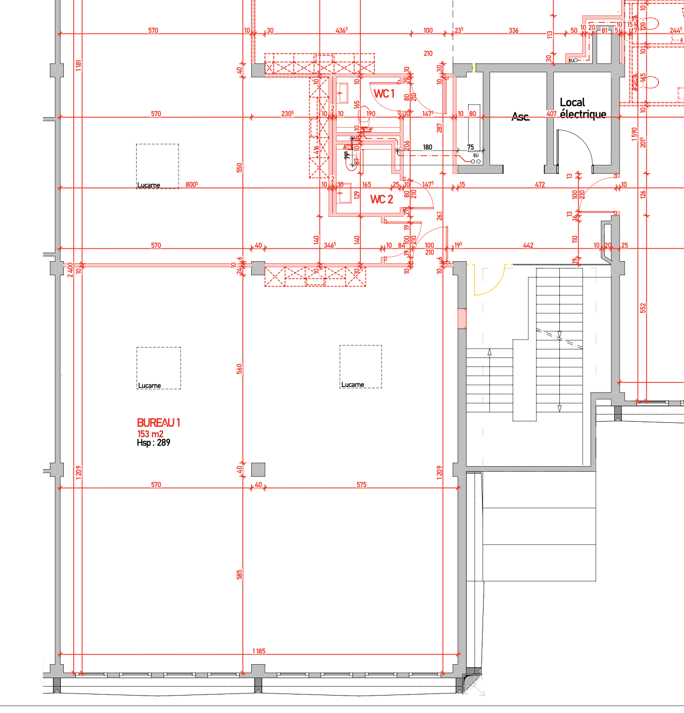 153m² office