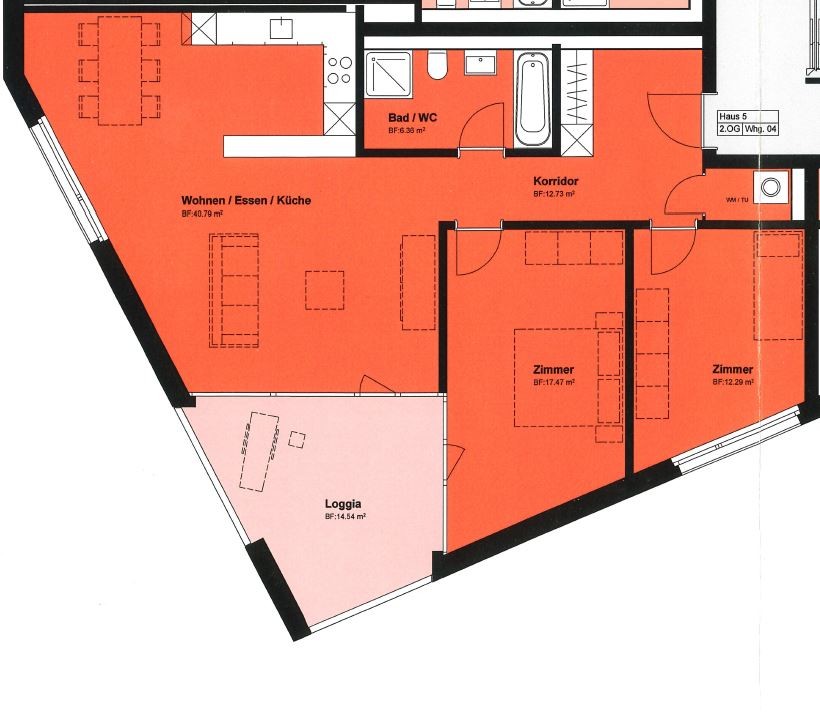 Appartement de 3 ½ pièces