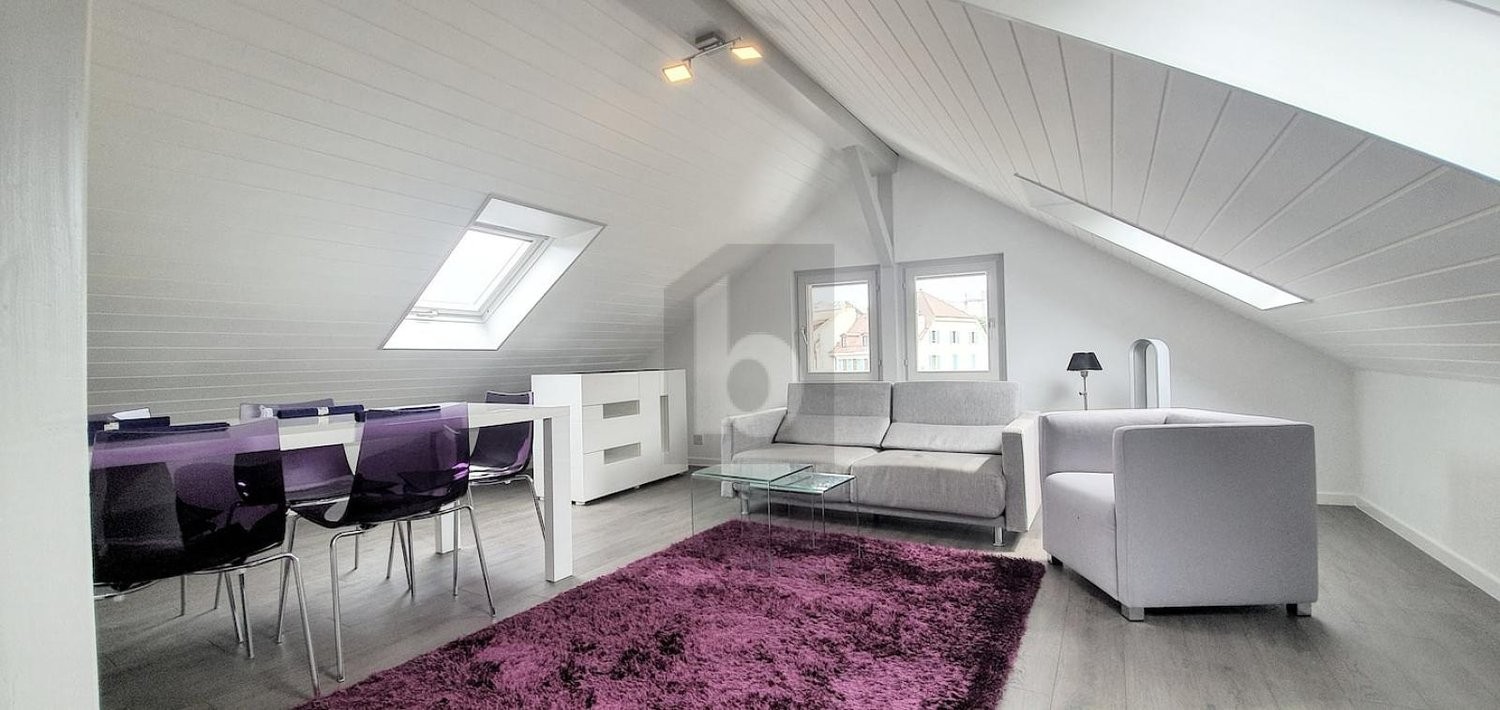 4 rooms attic flat