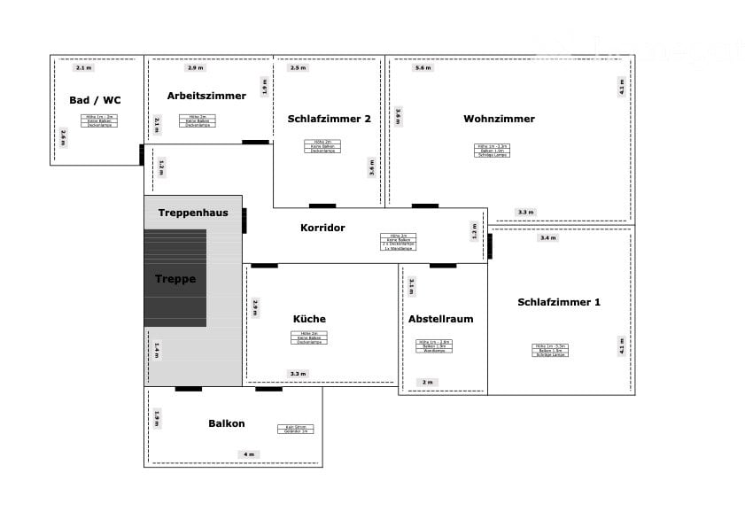 Appartement de 5 pièces