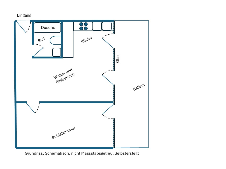 Appartement de 2 pièces