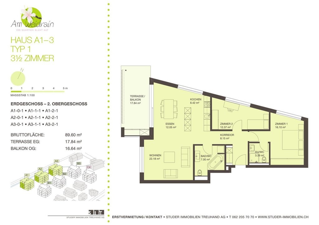 Appartement de 3 ½ pièces, photo 5 sur 6