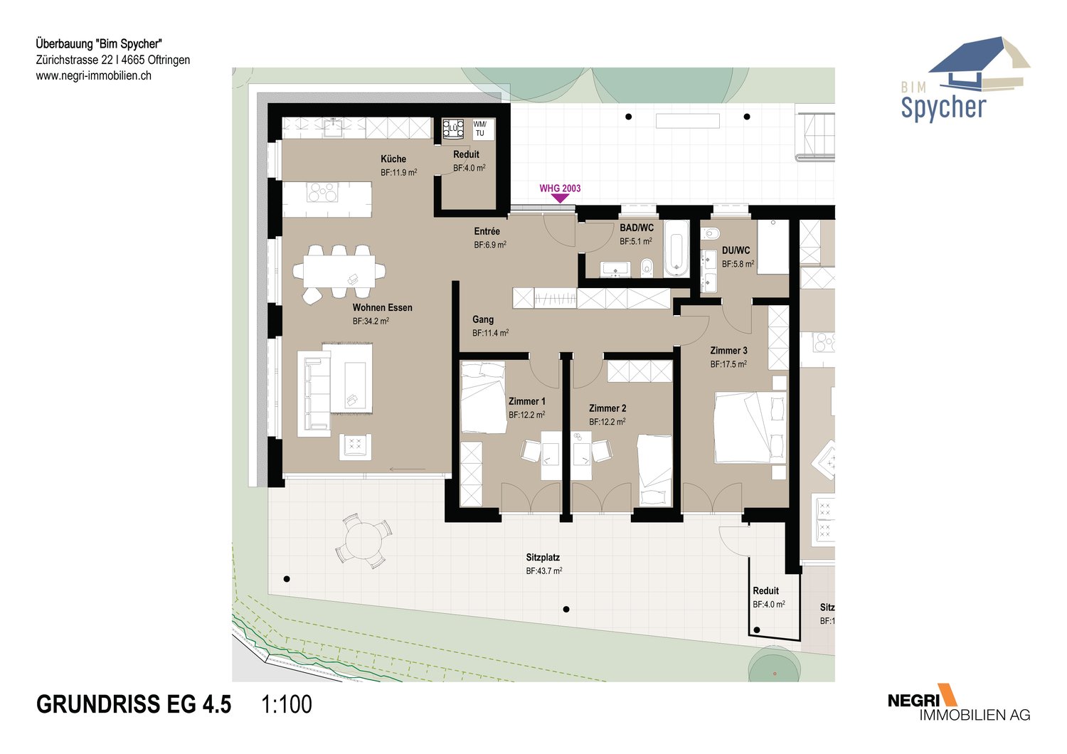 Appartement de 4 ½ pièces