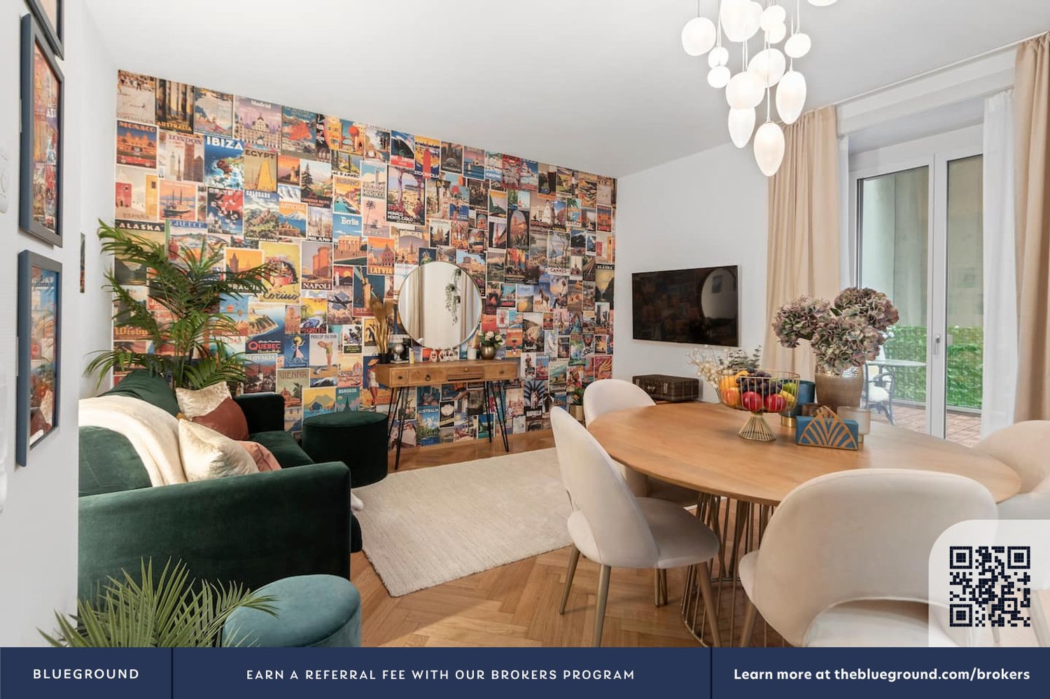 Appartement meublé de 3 pièces