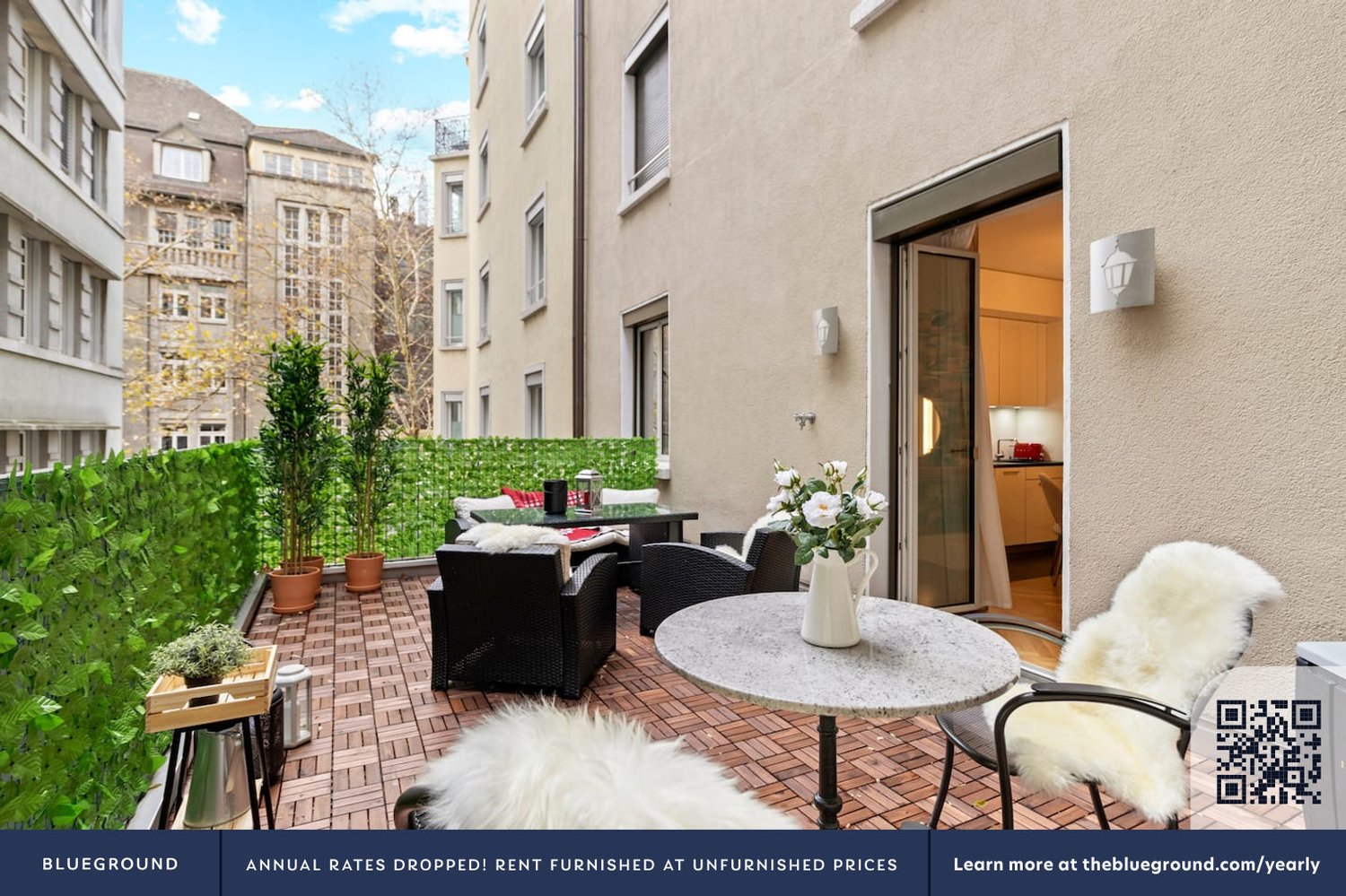 Appartement meublé de 3 pièces