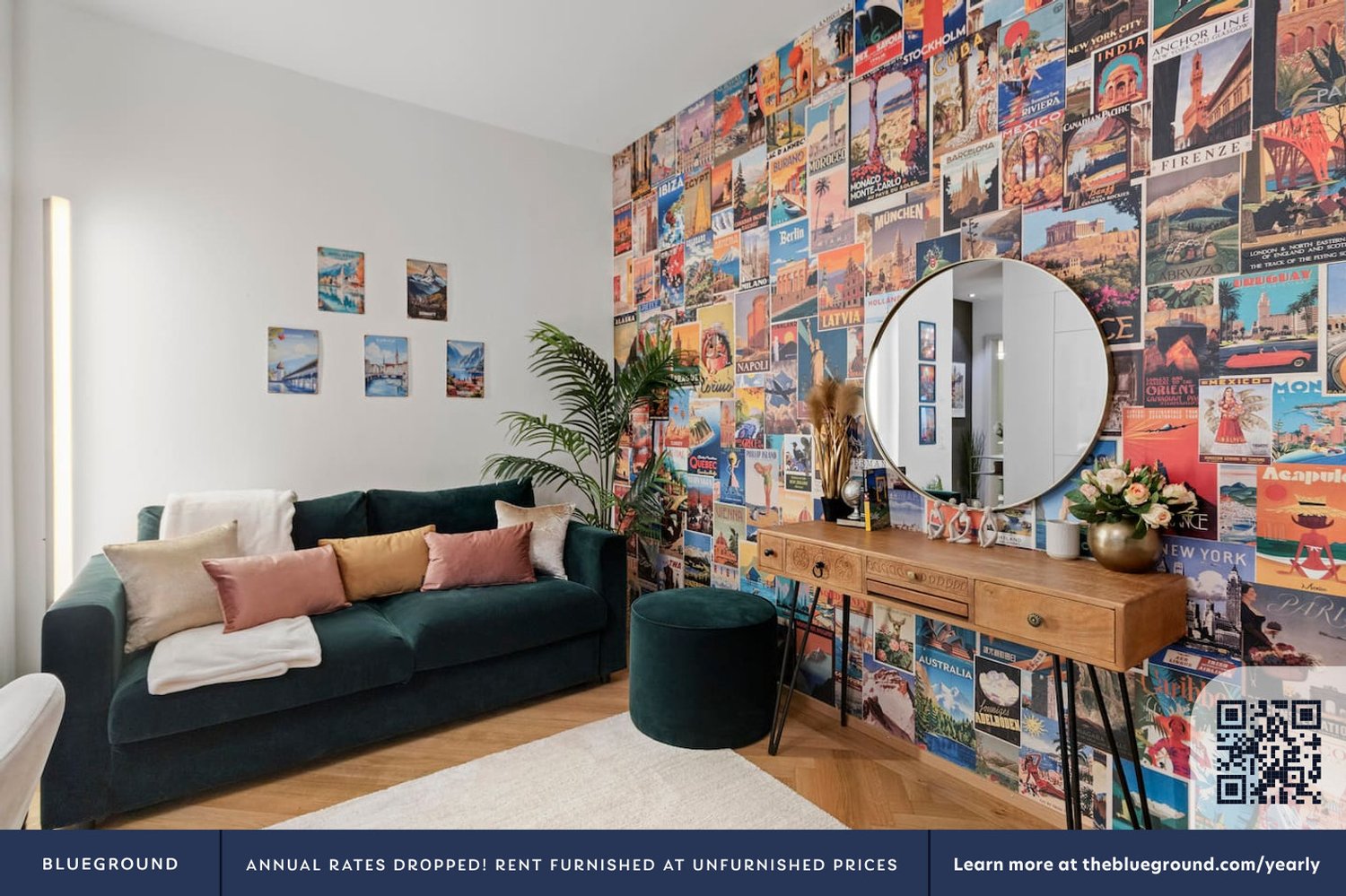 Appartement meublé de 3 pièces