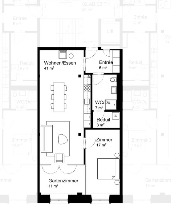 2 ½ pièces appartement, photo 5 sur 5
