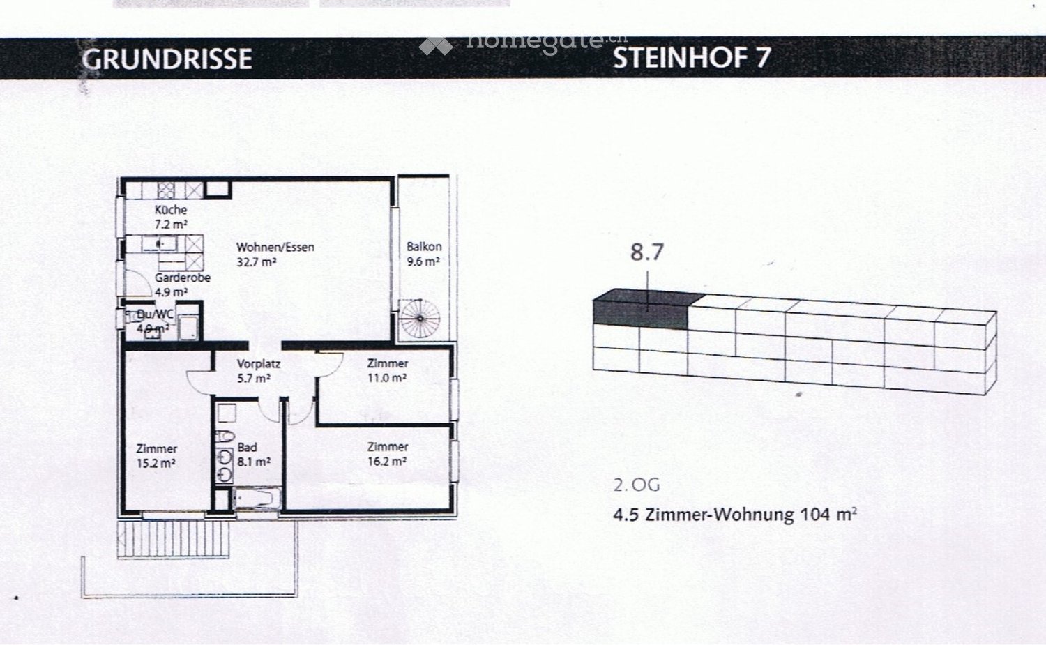 Appartement de 4 pièces, photo 5 sur 5
