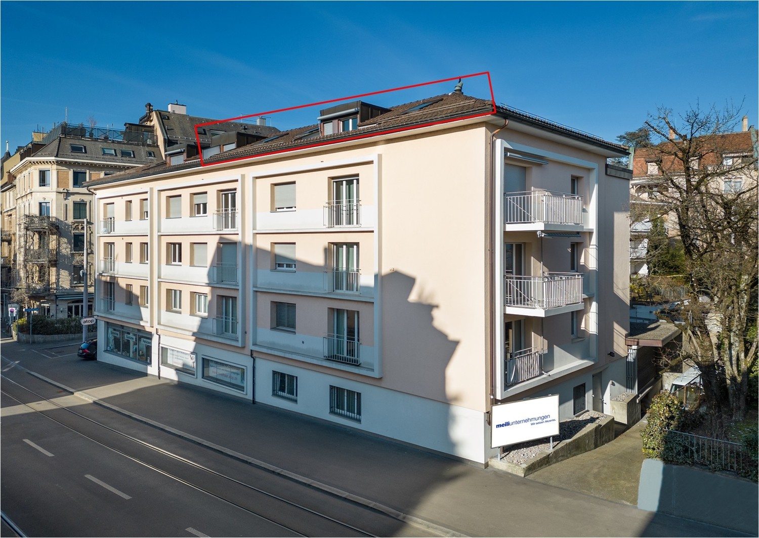 Appartement mansardé de 3 ½ pièces