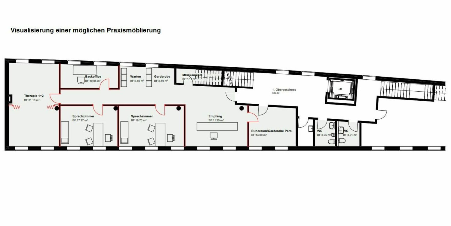 Cabinet de 145m²
