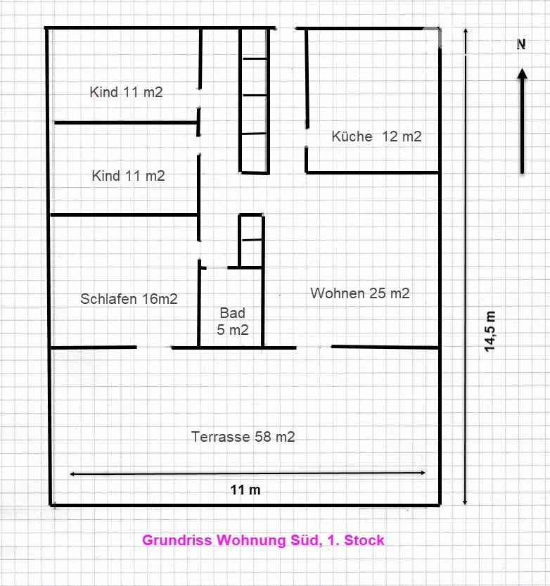4 ½ rooms apartment, photo 2 sur 3