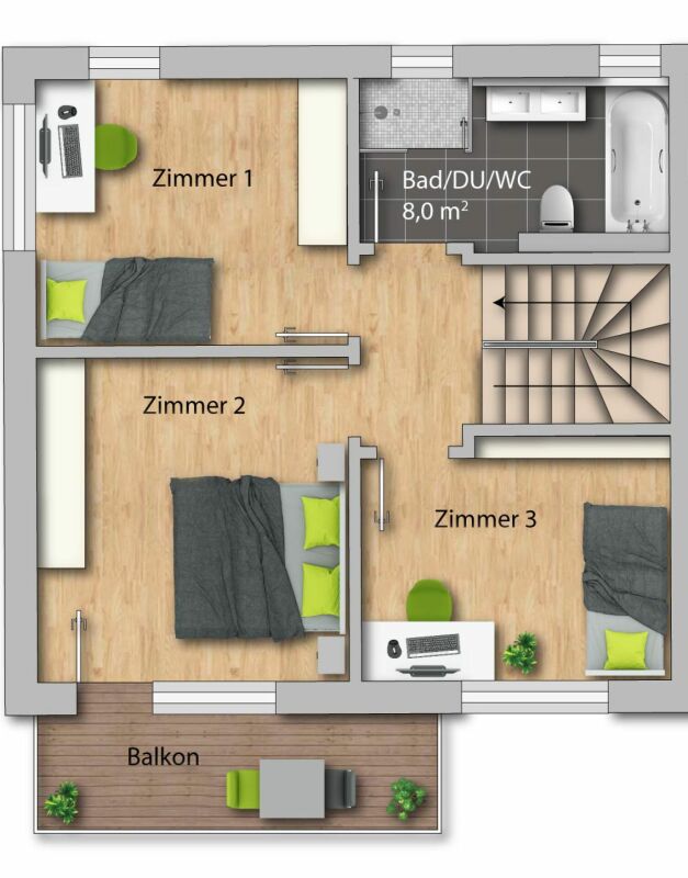 Maison individuelle de 6 ½ pièces, photo 9 sur 10