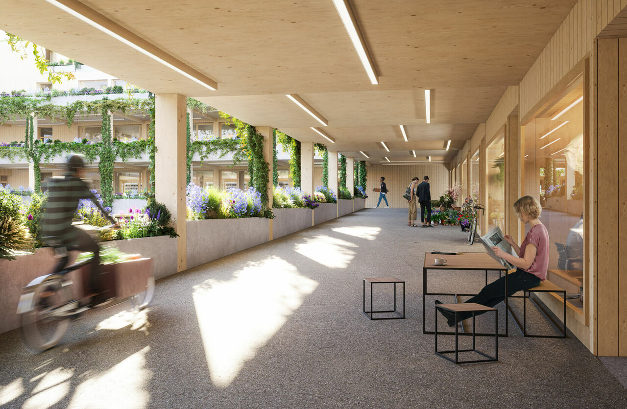 70m² shop