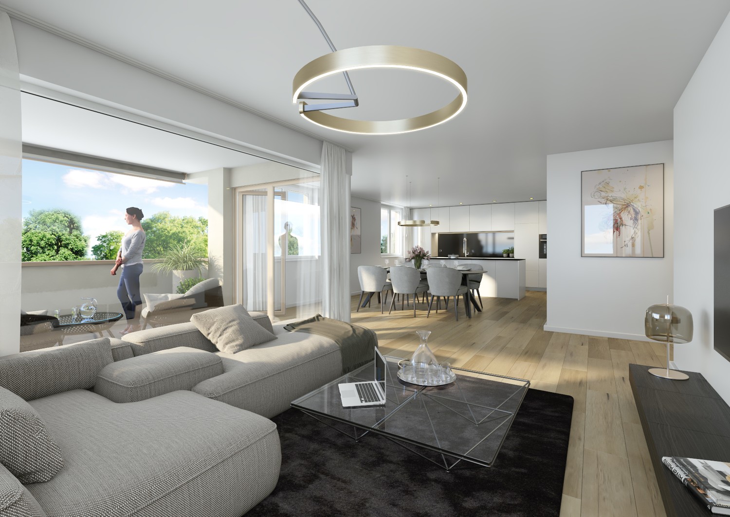 Appartement en attique de 3 ½ pièces
