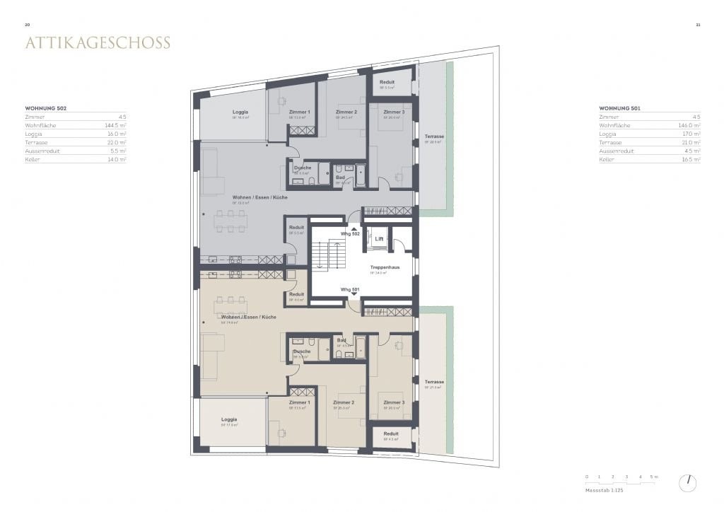 Appartement en attique de 4 ½ pièces, photo 1 sur 7